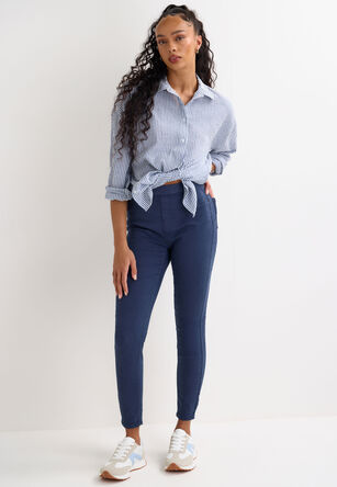 Womens Navy Kate Shaper Jeggings