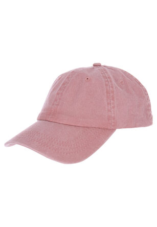 Womens Plain Pink Basic Cap