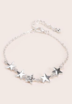 Womens Make A Wish Silver Bracelet