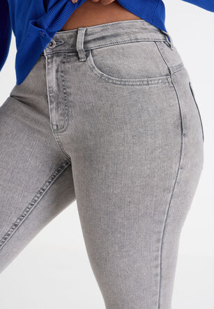 Womens Light Grey Alexa Shaper Skinny Jeans
