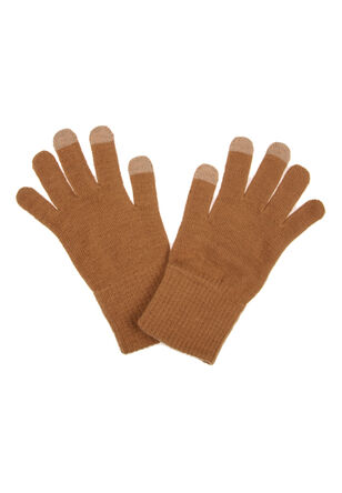 Womens Camel Touchscreen Gloves