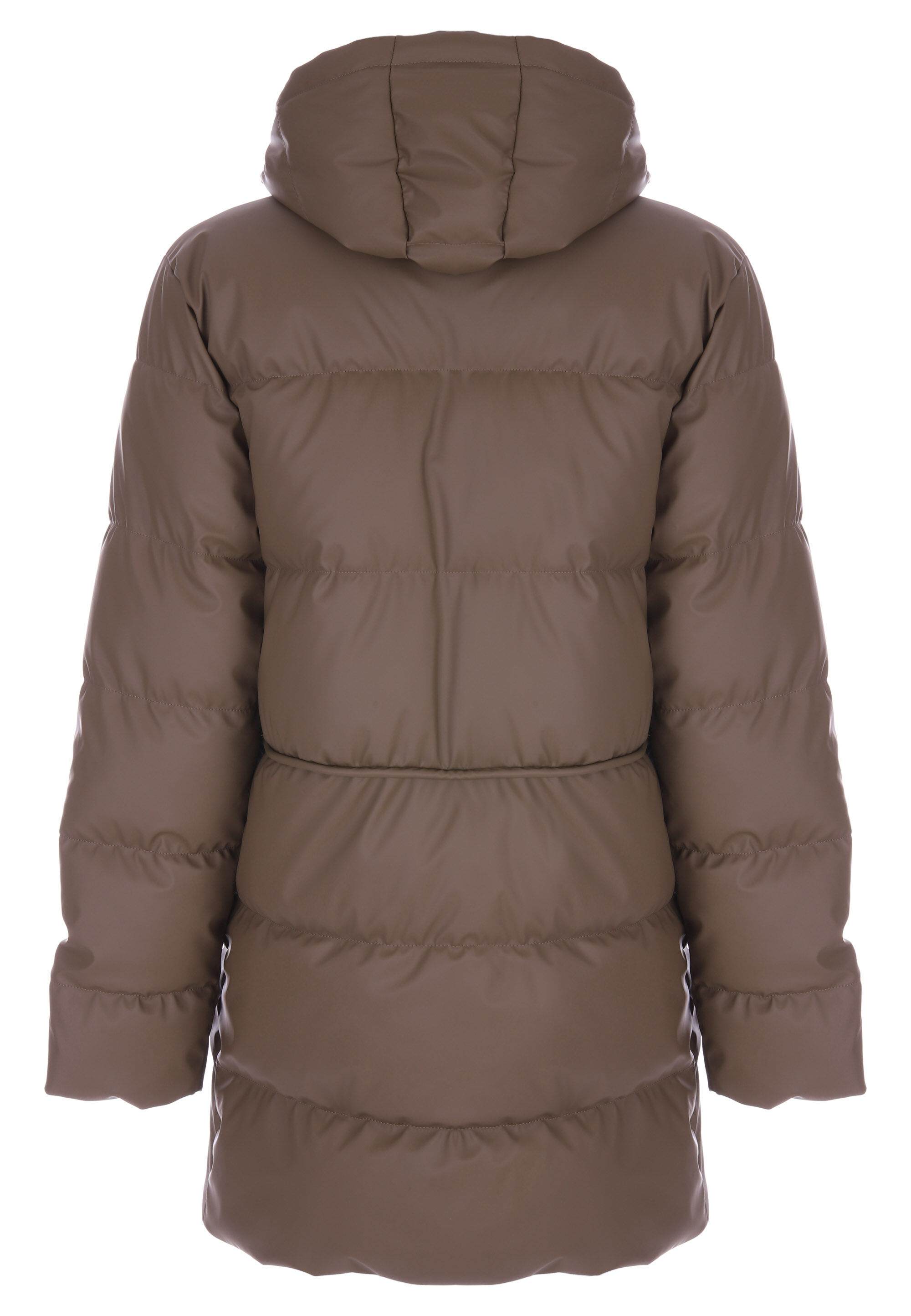 Womens Mocha Brown Puffer Coat Peacocks
