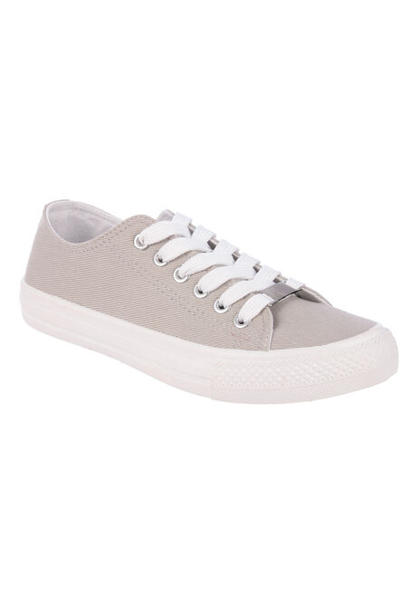 Womens Pink Lace Up Casual Trainers