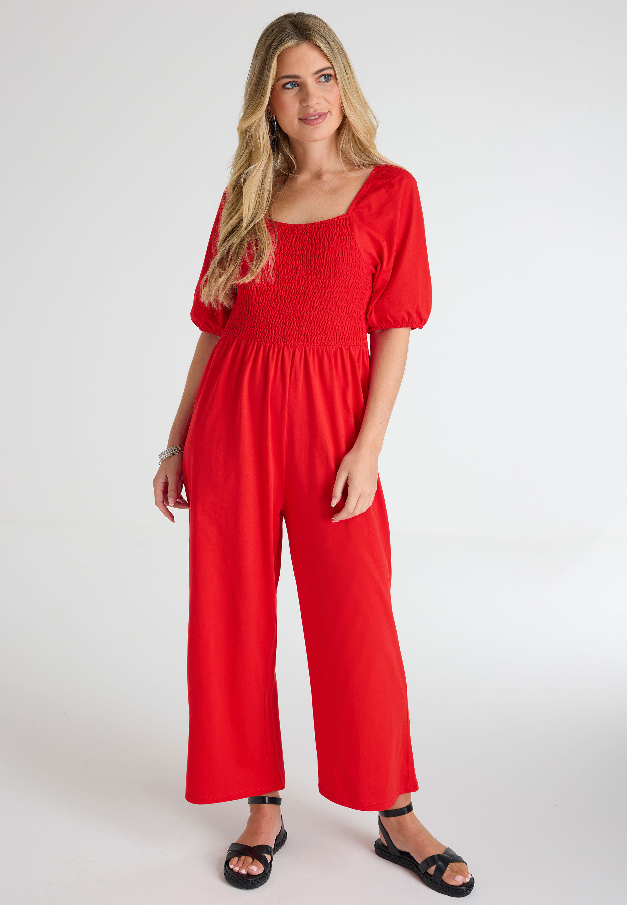 Ladies red jumpsuit uk cheap