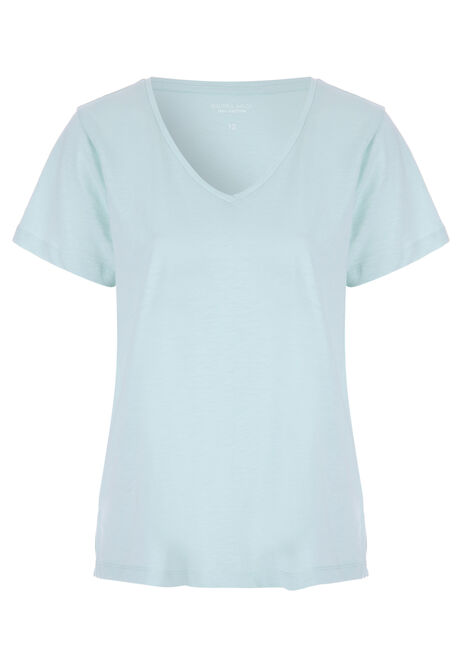 Womens Sage Loose Fit T-shirt