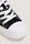 Womens Black Canvas Lace Up Trainers