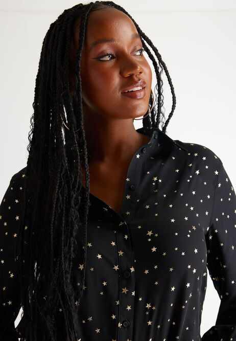 Womens Black Star Shirt