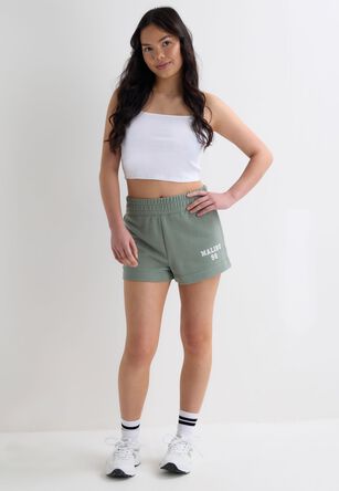 Older Girls Green Malibu 98 Sweat Shorts