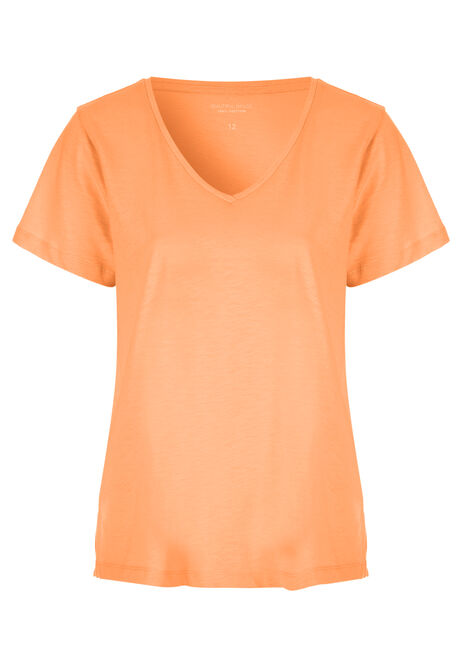 Womens Coral Loose Fit T-shirt