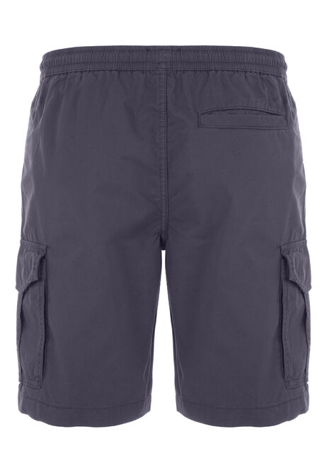Mens Plain Blue Cargo Shorts