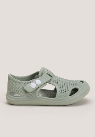 Younger Boys Sage Closed Clogs Sandals