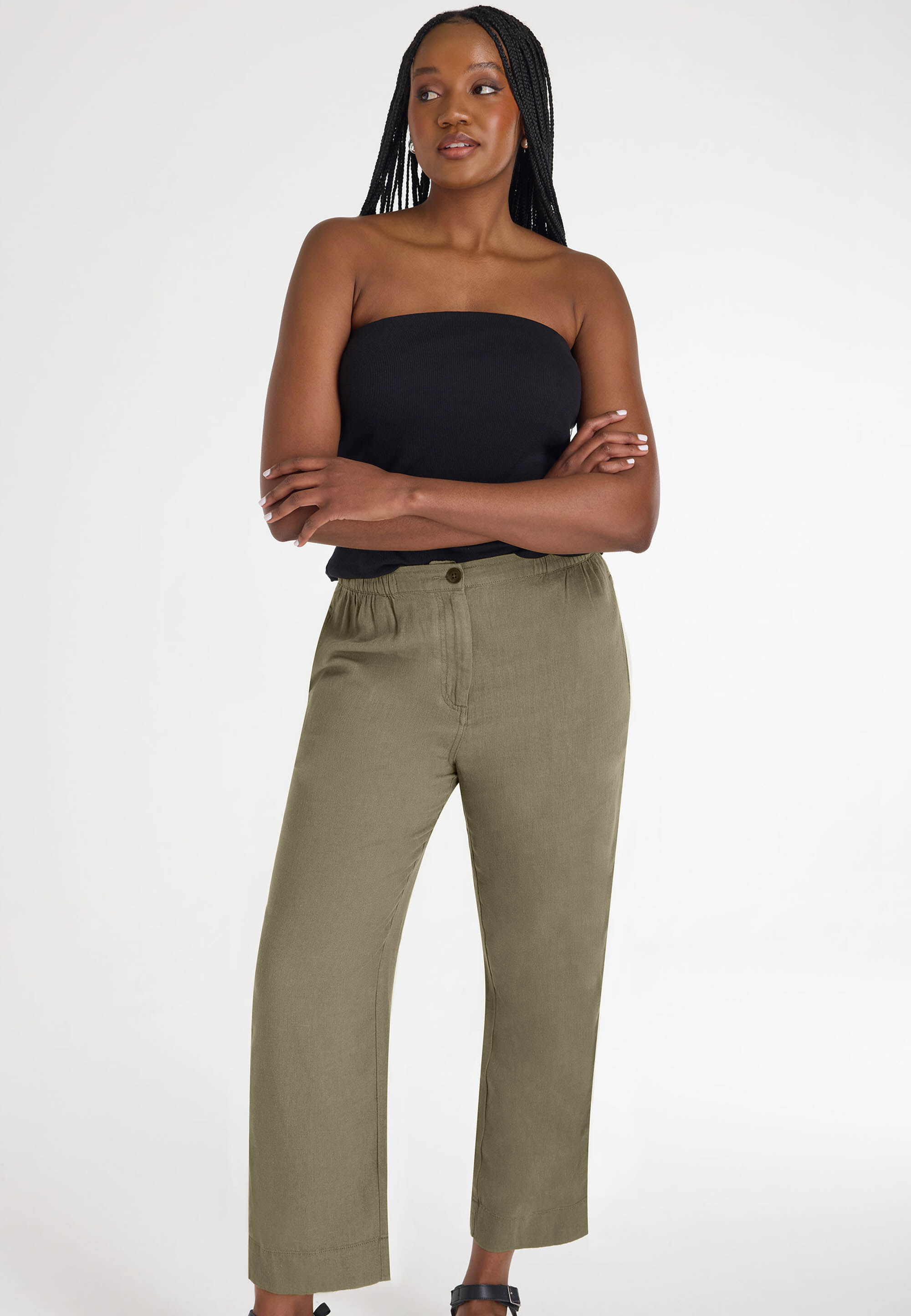 Peacocks ladies linen trousers 2025