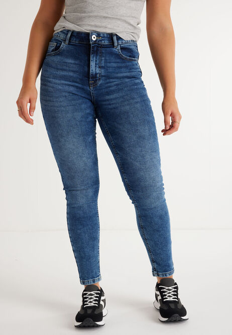 Womens Indigo Alexa Shaper Skinny Jeans