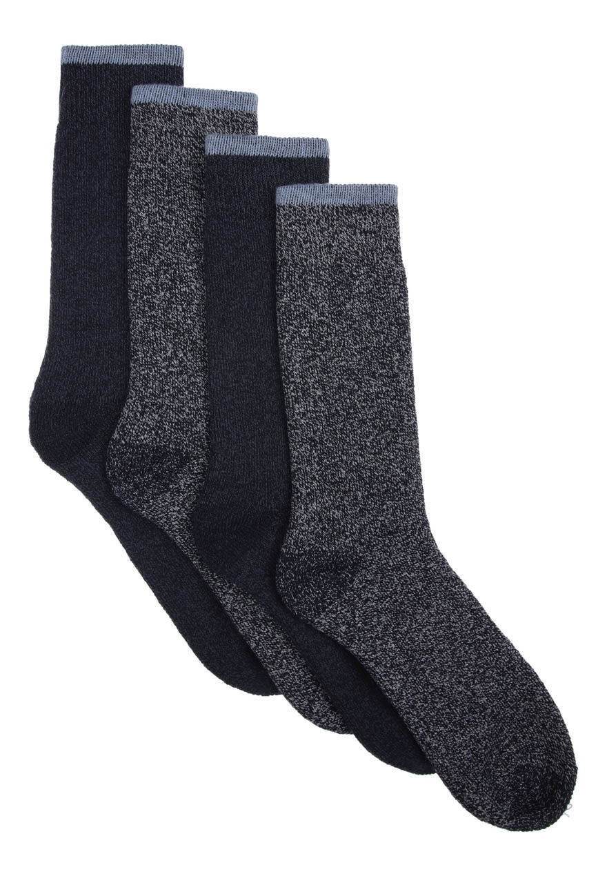 Mens 2pk Navy Everyday Comfort Thermal Socks | Peacocks