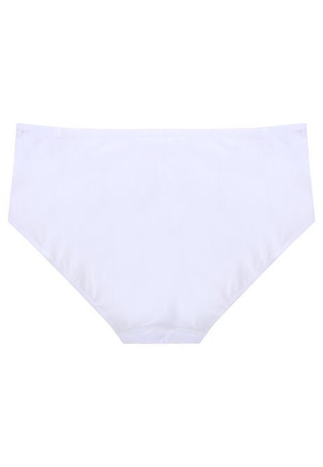 Dorina Womens White Midi Briefs