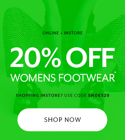 20% Off Womens Footwear