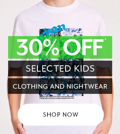 30% Off Kidswear